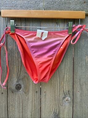 Jessica Simpson Swim Bottom Sunset Tie String Bikini